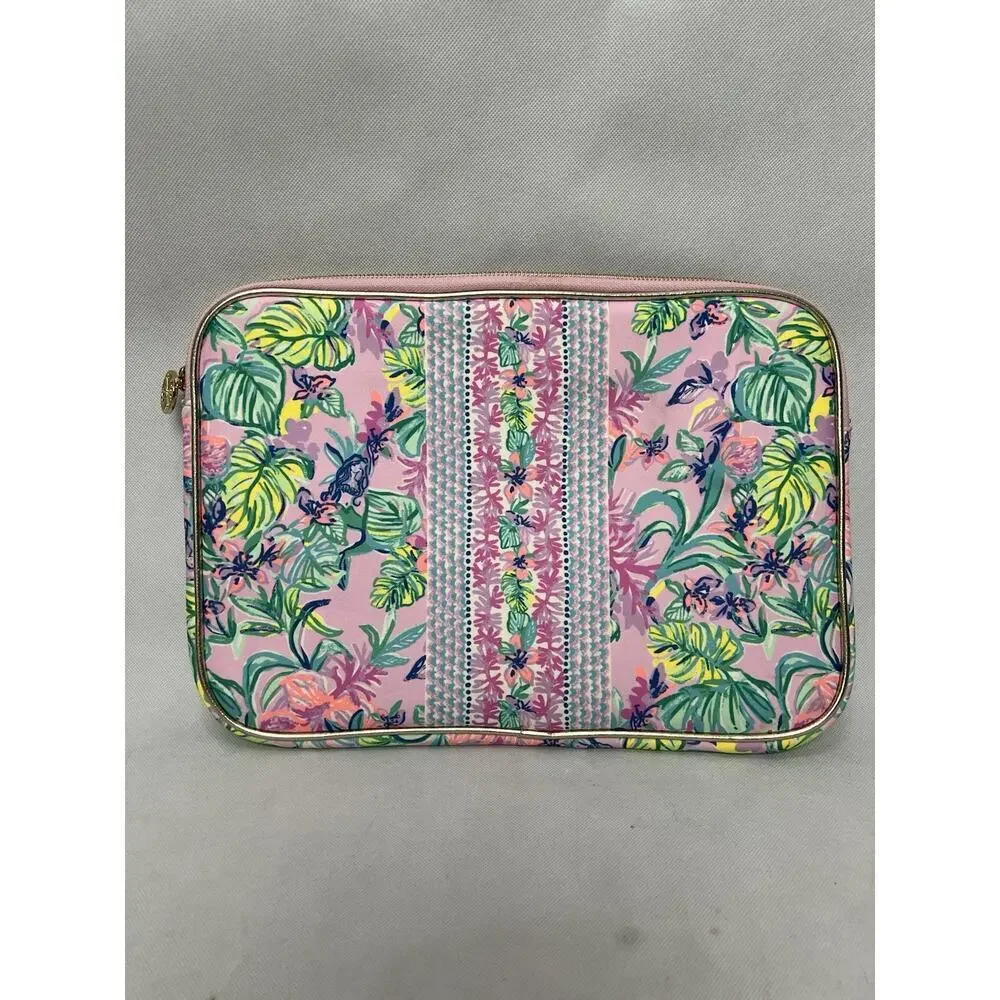 Lilly Pulitzer Tech Sleeve Amethyst Tiny Mermaid in The Shade Laptop Cover
